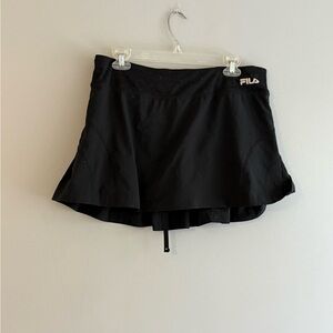 Fila Women's Black Athletic Skirt with Logo